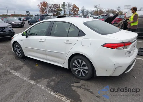 2021 Toyota Corolla Hybrid Le from USA, damaged, VIN JTDEAMDE0MJ017154